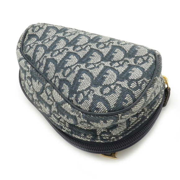Dior  Trotter Christian Saddle Navy Pouch - Picture 1 of 6